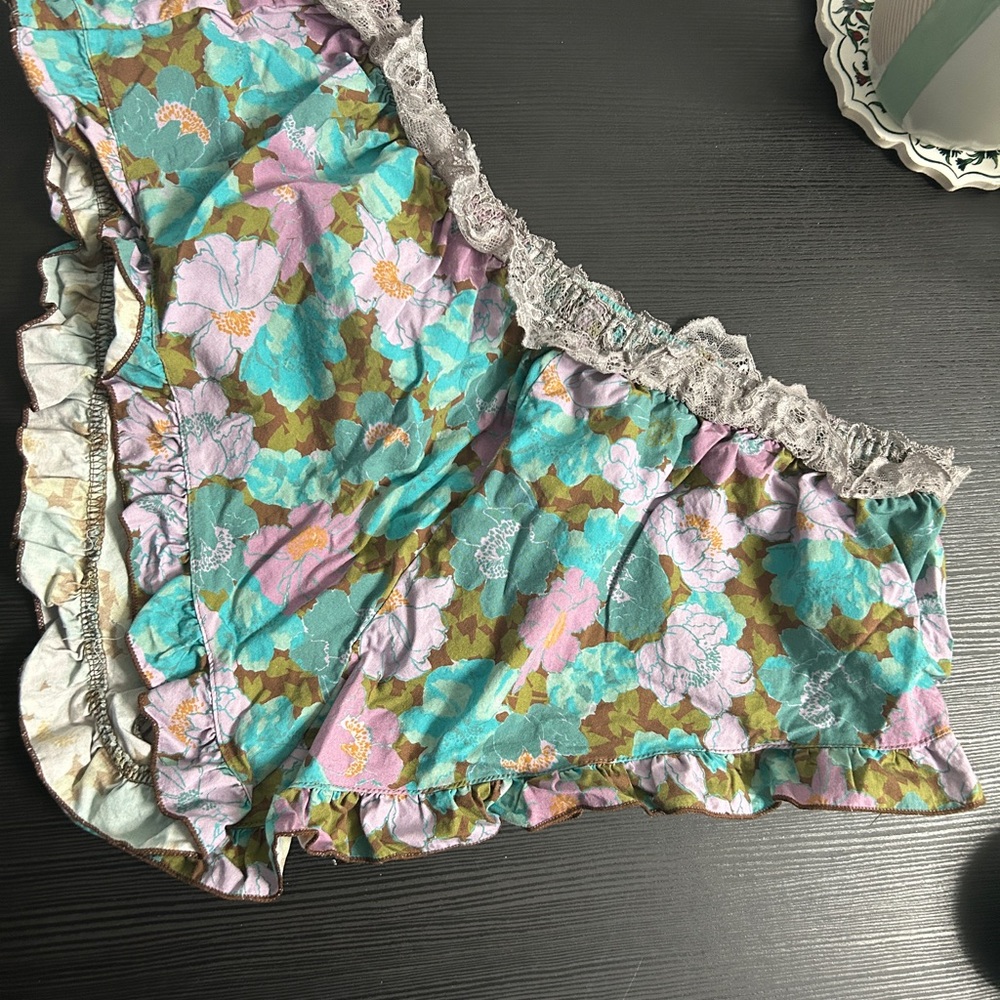 Intimately Free People Teal Slumbers Shorts Ethereal XS